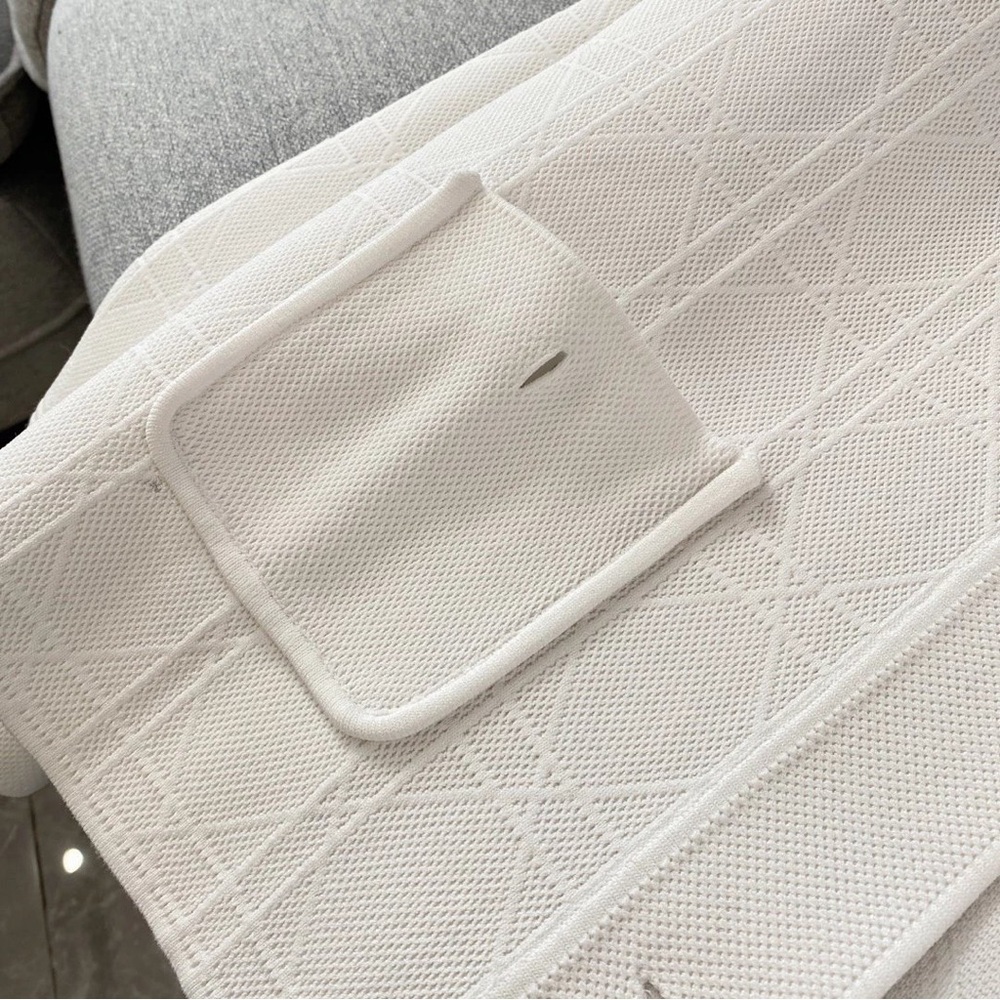 Dior Cream Button-Front Textured Jacket - Picture 4 of 9